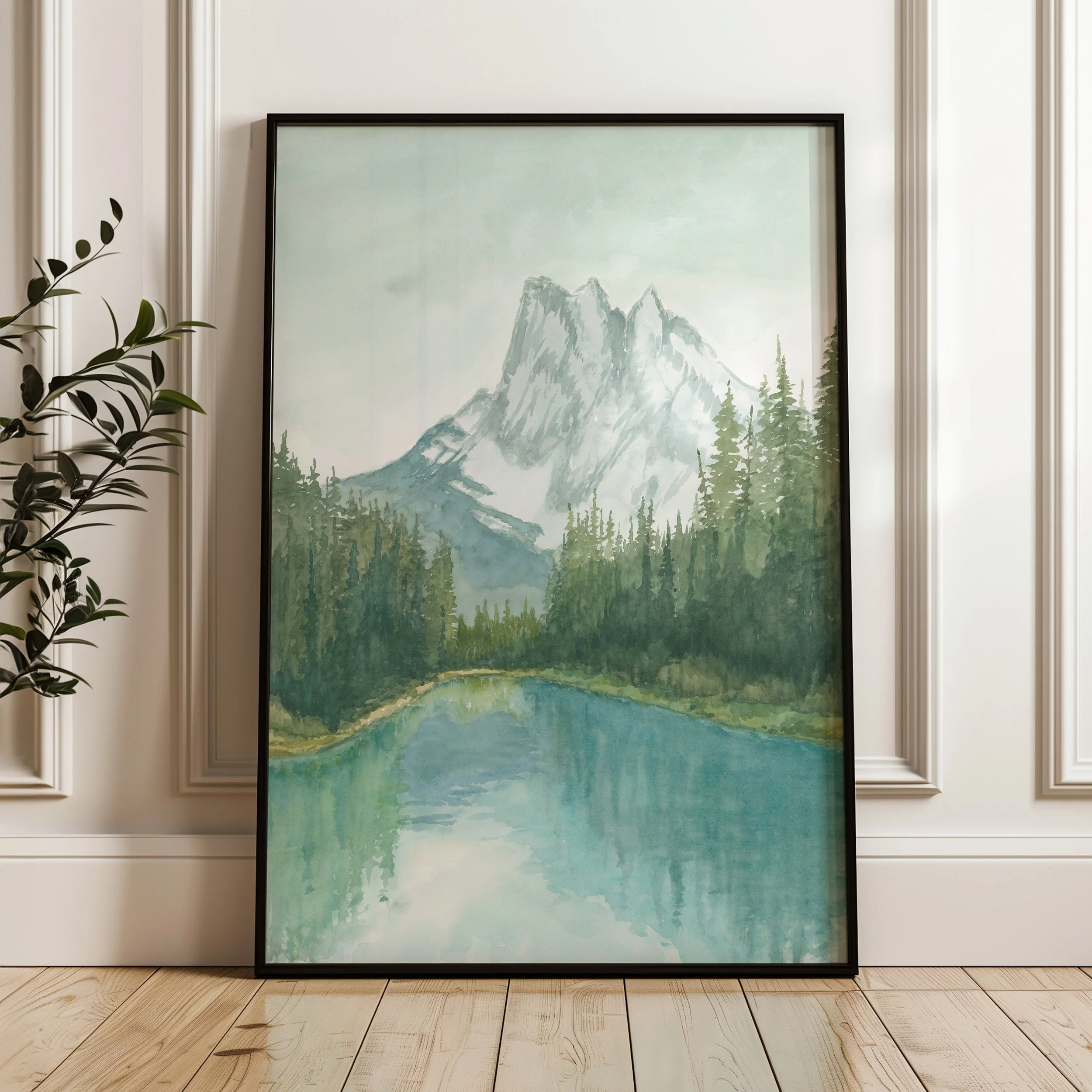 Emerald Lake | Canadian Rockies Fine Art Watercolor Print